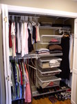 New shelving organization system in new MBedroom closet